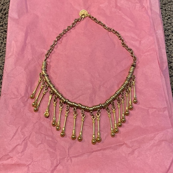 Gold Statement Necklace - Picture 1 of 4